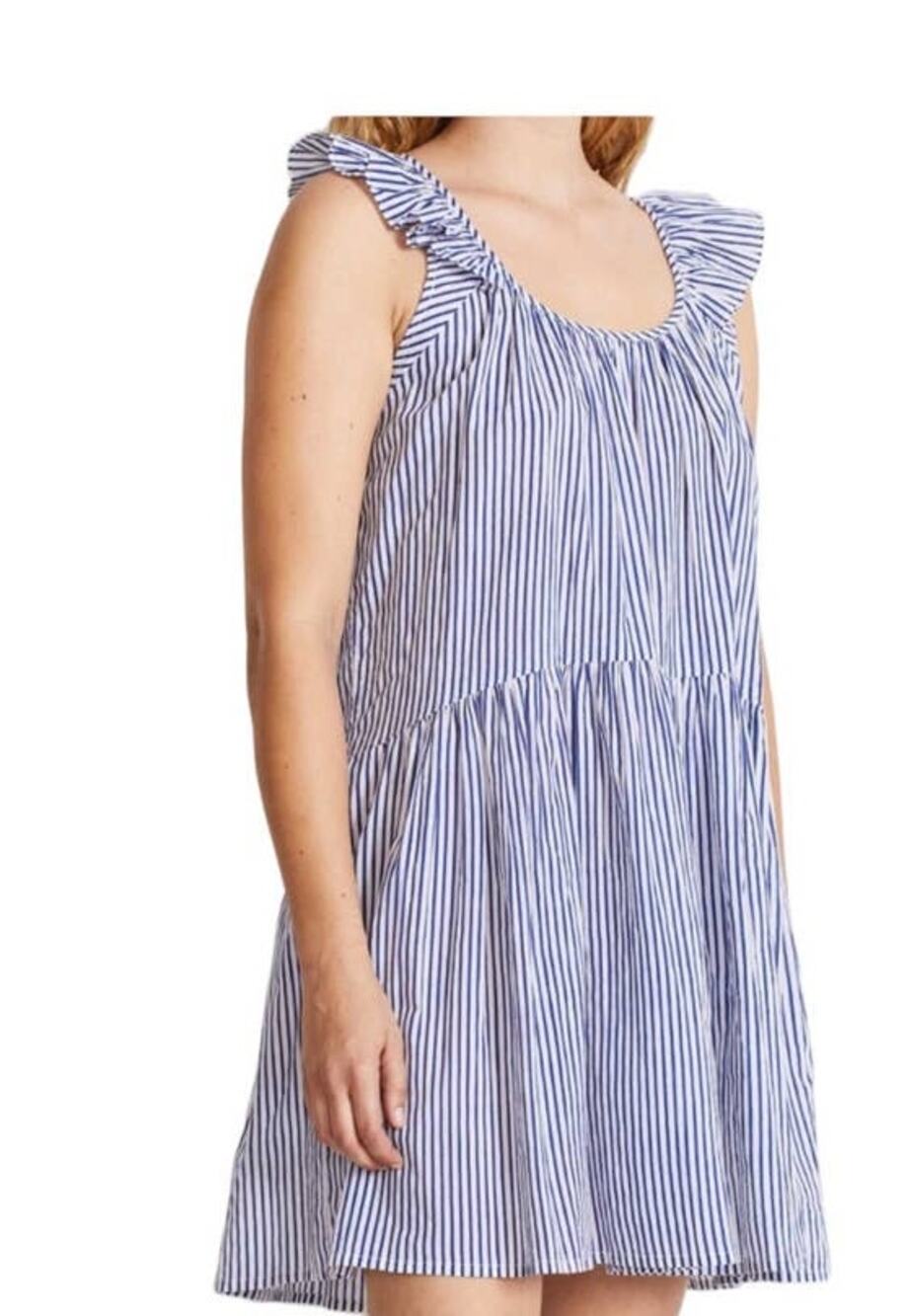 Apiece Apart dress Veder striped mini minidress size X-Large XL